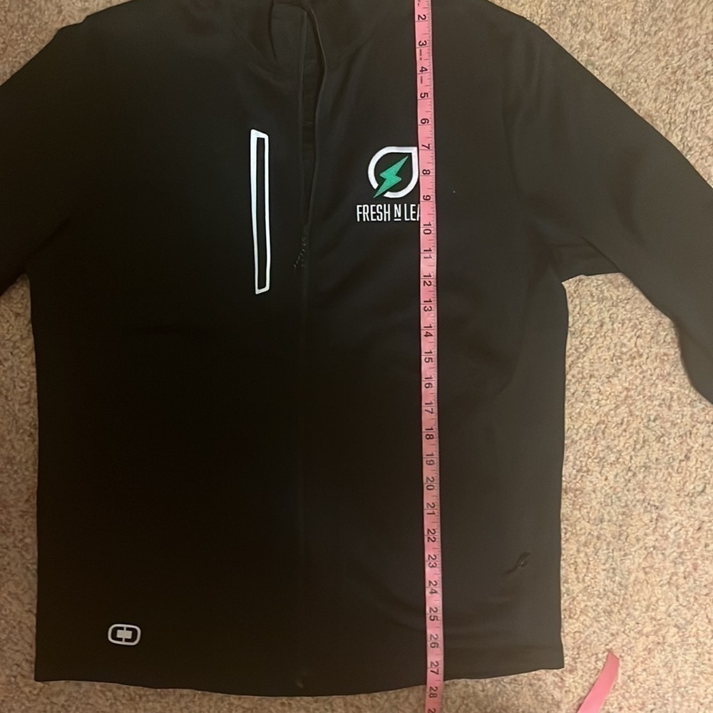 Ogio Endurance Fresh N Lean Black Graphic Zip Up Jacket. Size Medium - Picture 9 of 11